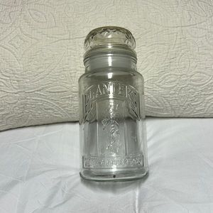 Planters anniversary glass container
